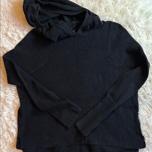 Athleta Black Hooded Women's Sweater